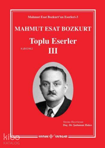 Mahmut Esat Bozkurt Toplu Eserler-III - Mahmut Esat Bozkurt