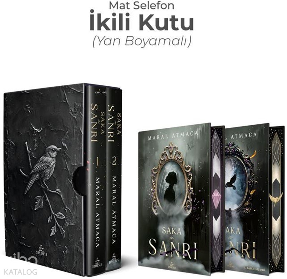 Saka ve Sanrı – İki Kitaplık Yan Boyamalı Kutu - Maral Atmaca