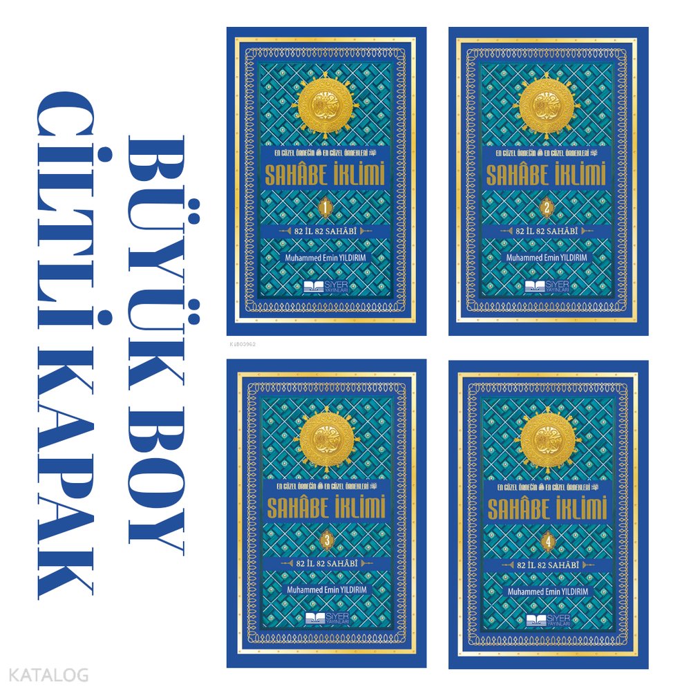 Sahabe İklimi 4 Cilt Takım Büyük Boy Ciltli Sert Kapak