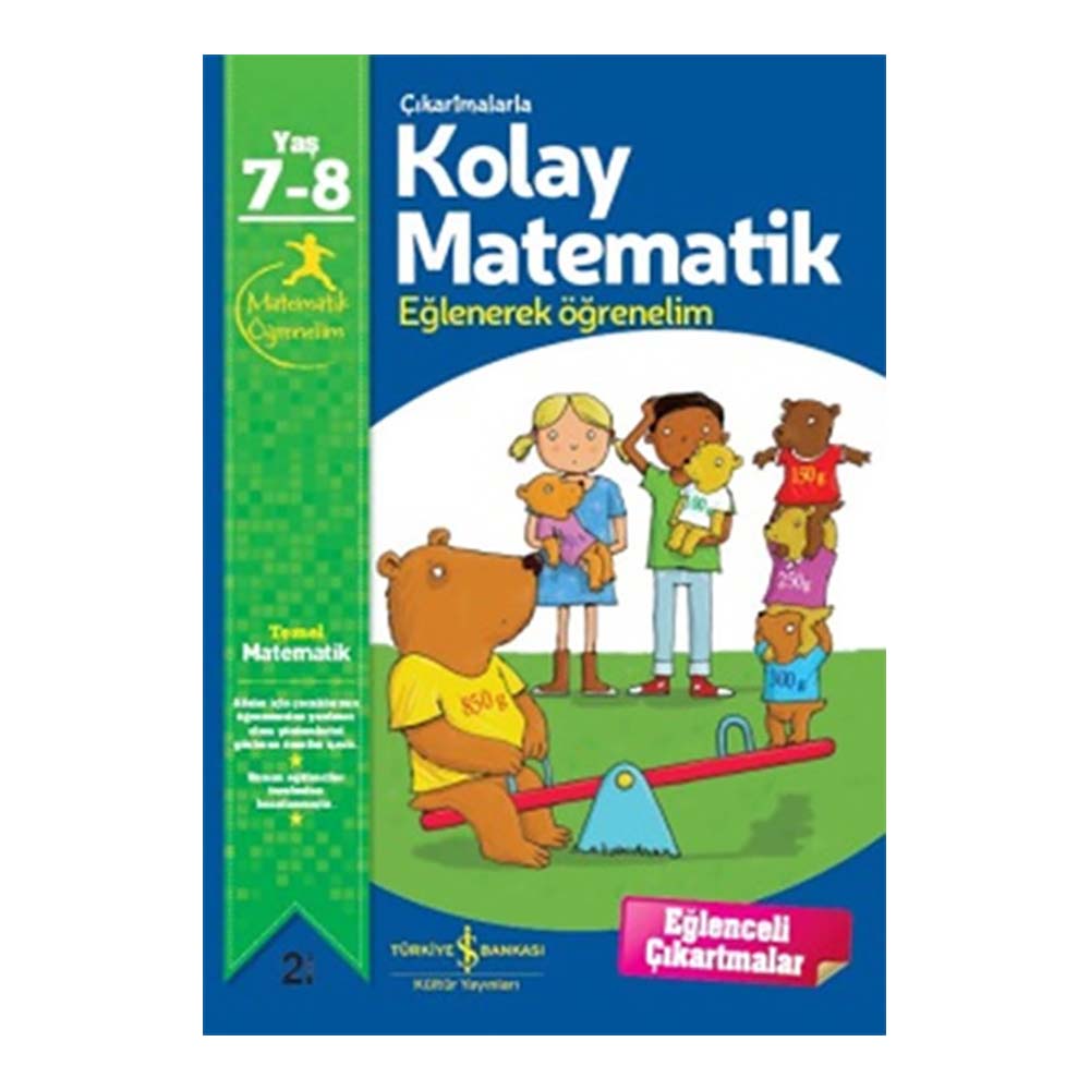 ÇIKARTMALARLA KOLAY MATEMATİK 7,8 YAŞ