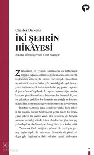 İki Şehrin Hikayesi