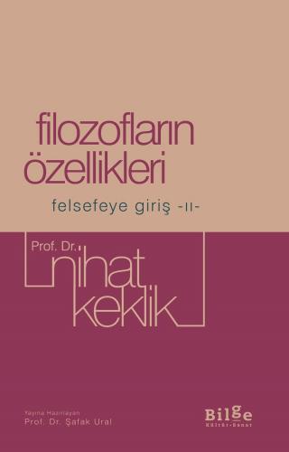 Filozofların Özellikleri - Nihat Keklik