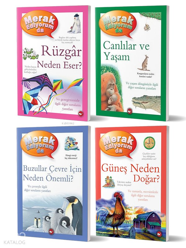 Merak Ediyorum Da Serisi Doğa Kitapları Seti - (4 Kitap)