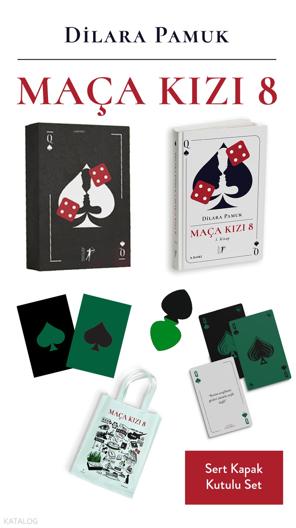Maça Kızı 8 - 1. Kitap (Ciltli - Kutulu Set) - Dilara Pamuk