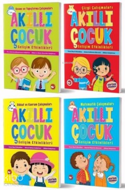 Okul Öncesi Gelişim Etkinlik Kitapları Seti (4 Kitap Takım)
