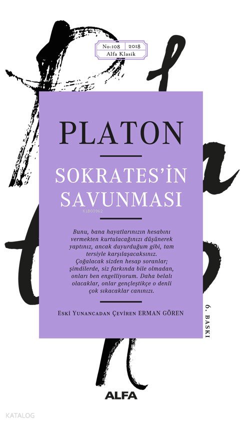 Sokrates'in Savunması Platon - Platon ( Eflatun