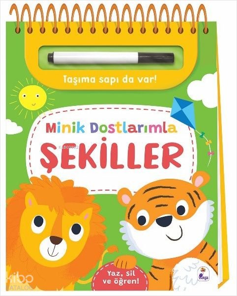 Minik Dostlarımla Şekiller (Ciltli) - Yaz, Sil ve Öğren