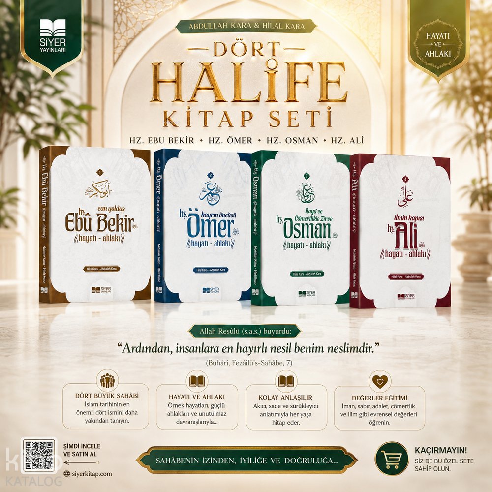Dört Halife Kitap Seti - Abdullah Kara, Hilal Kara