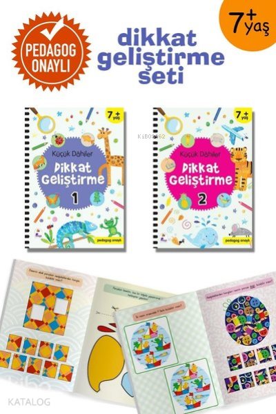 Küçük Dahiler Dikkat Geliştirme Seti (2 Kitap Takım)