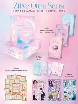 Zirve Ötesi Serisi (Yan Boyamalı - Ciltli - 3 Kitap Kutulu Set) - Adora Yağmur