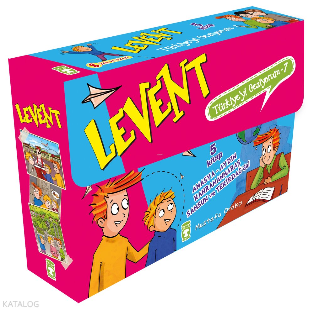 Levent Türkiye'yi Geziyorum 7 Set (5 Kitap) - Mustafa Orakçı