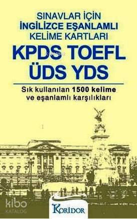 Sınavlar İçin İngilizce Eşanlamlı Kelime Kartları