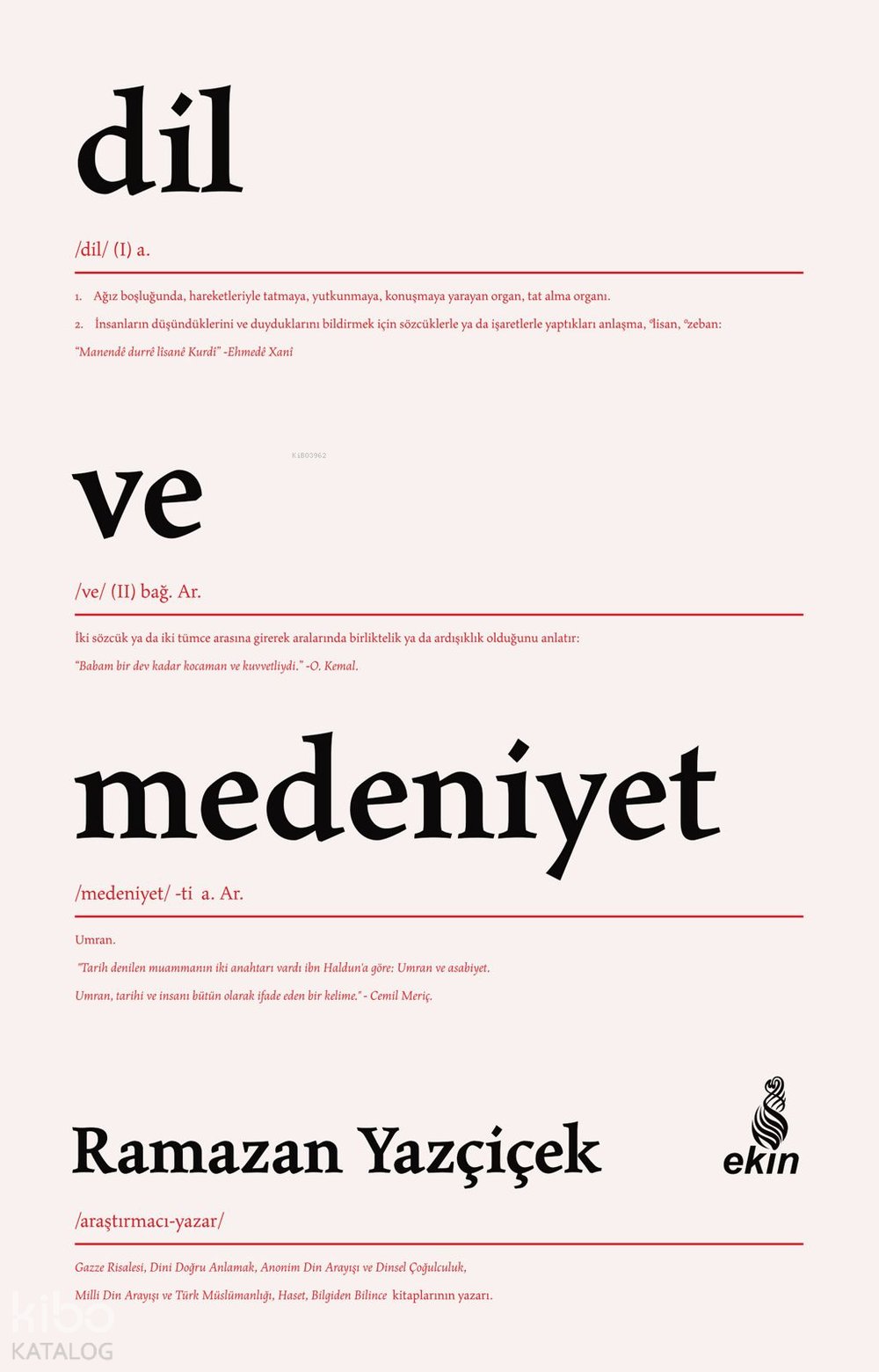 Dil ve Medeniyet - Ramazan Yazçiçek