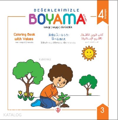 Değerlerimizle Boyama Kitabı - Arzu Akgün