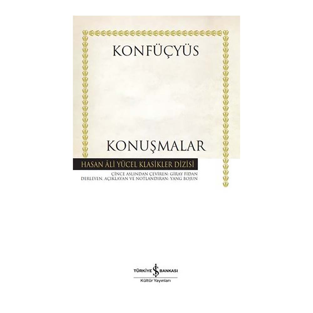 KONUŞMALAR - KONFÜÇYÜS