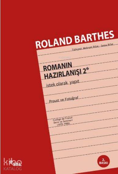 Romanın Hazırlanışı 2