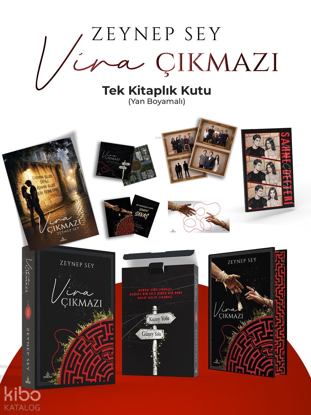 Vira Çıkmazı 1 (Ciltli - Yan Boyamalı - Kutulu) - Zeynep Şey
