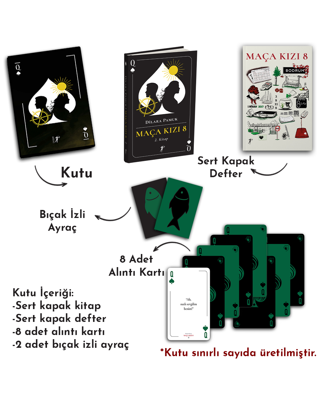 Maça Kızı 8 - 2. Kitap (İmzalı)