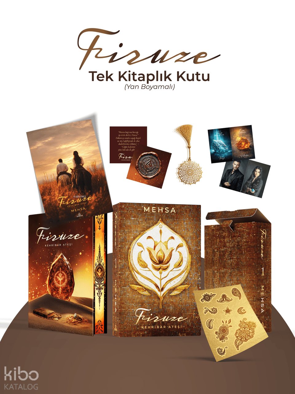 Firuze 1: Kehribar Ateşi (Kutulu - Yan Boyamalı)