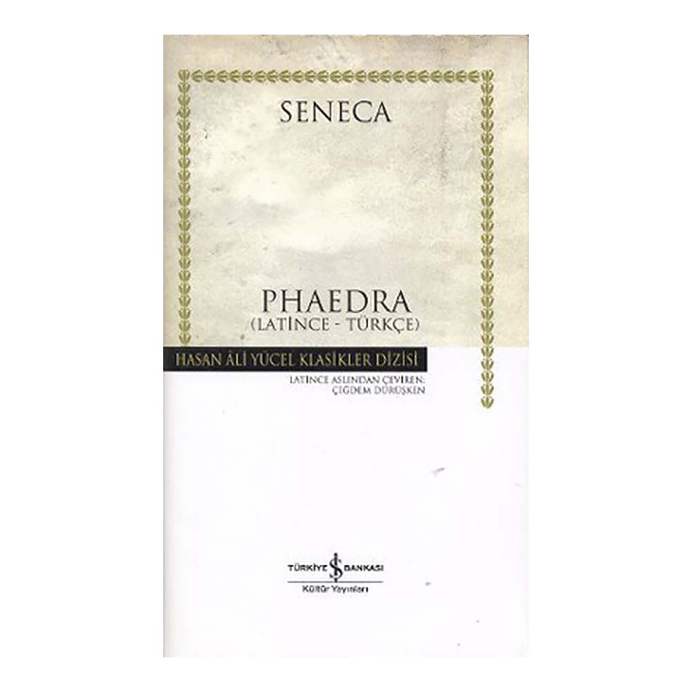 PHAEDRA LATİNCE TÜRKÇE K. KAPAK