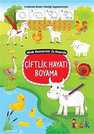 MİNİK RESSAMLAR İŞ BAŞINDA - ÇİFTLİK HAYATI BOYAMA