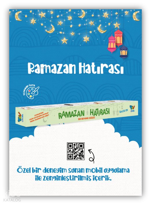 Ramazan Hatırası Dev Boyama Kağıdı