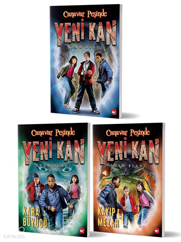Canavar Peşinde Yeni Kan Serisi Seti - (3 Kitap) - Adam Blade