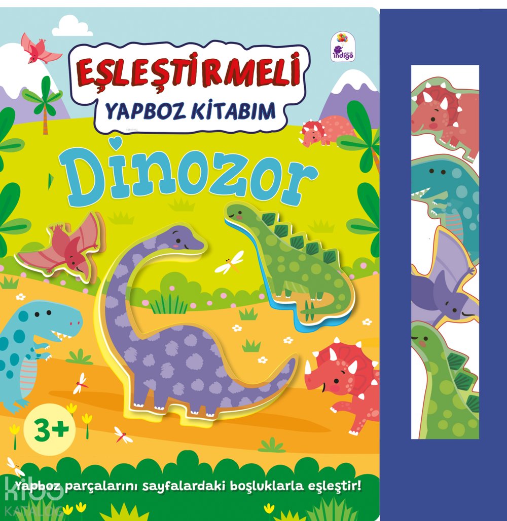 Eşleştirmeli Yap-Boz Kitabım: Dinozor