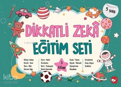 Dikkatli Zeka Eğitim Seti 5 Yaş - 3.Kitap