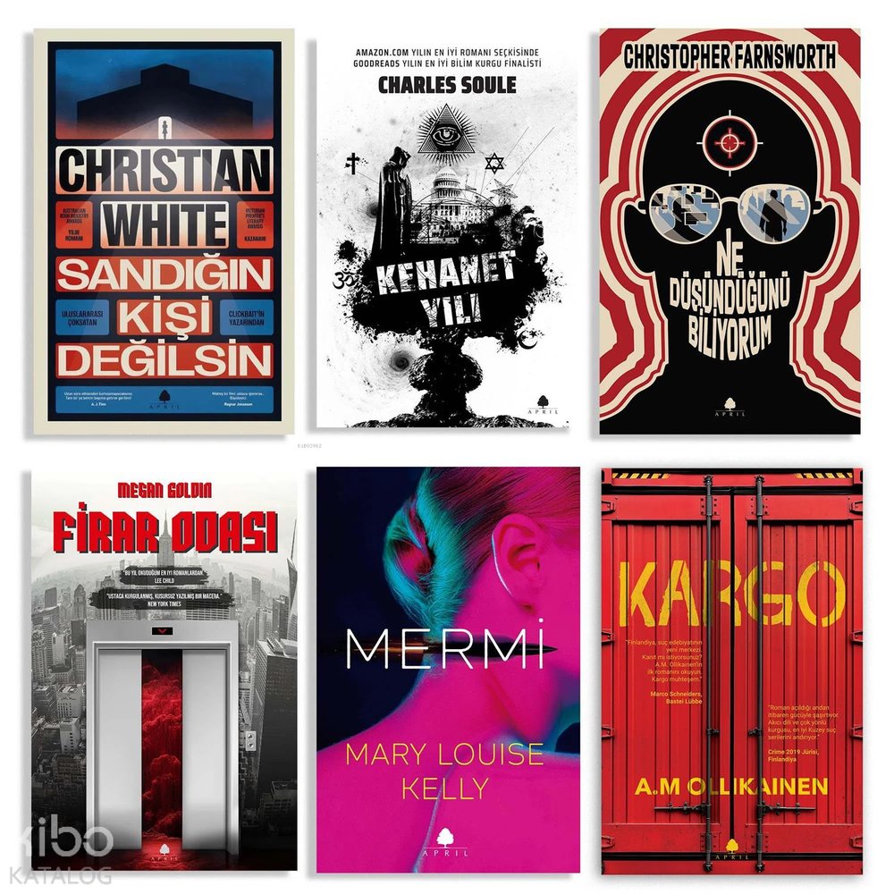 April Polisiye ve Macera Seti (6 Kitap)