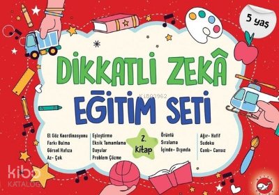 Dikkatli Zeka Eğitim Seti 5 Yaş - 2.Kitap