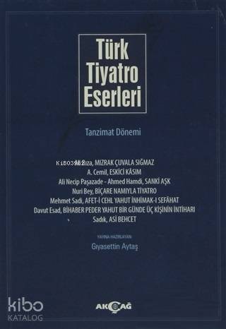 Türk Tiyatro Eserleri 4 Tanzimat Dönemi