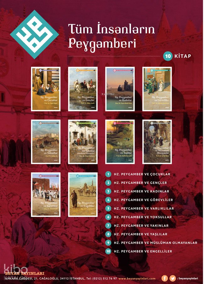 Tüm İnsanların Peygamberi Serisi (10 Kitap) - Adem Apak