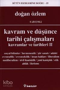 Kavram ve Düşünce Tarihi Çalışmaları - Doğan Özlem
