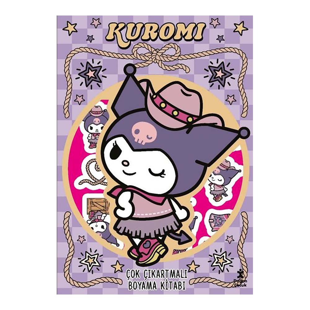 KUROMİ - ÇOK ÇIKARTMALI BOYAMA KİTABI